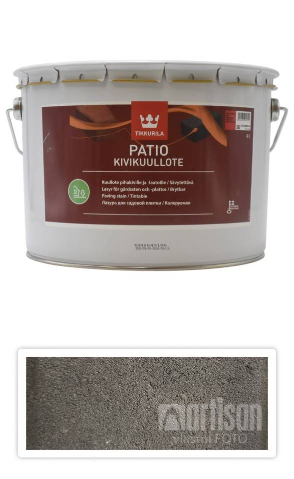 TIKKURILA Patio Kivikuullote - vodou ředitelné mořidlo na zámkovou dlažbu 9 l TVT EK05