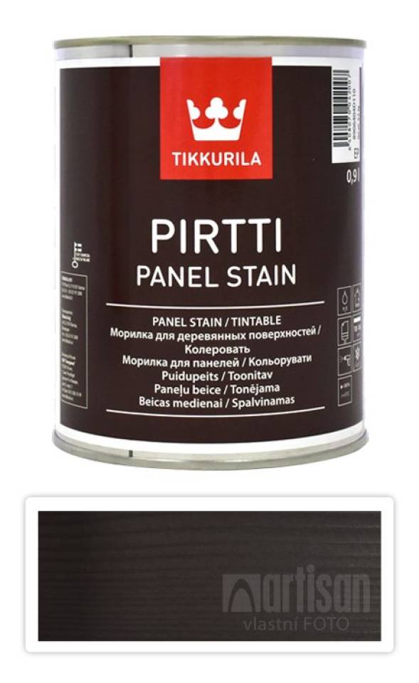 TIKKURILA Pirtti - vodou ředitelné mořidlo na dřevo v interiéru 0.9 l Karhu 5074