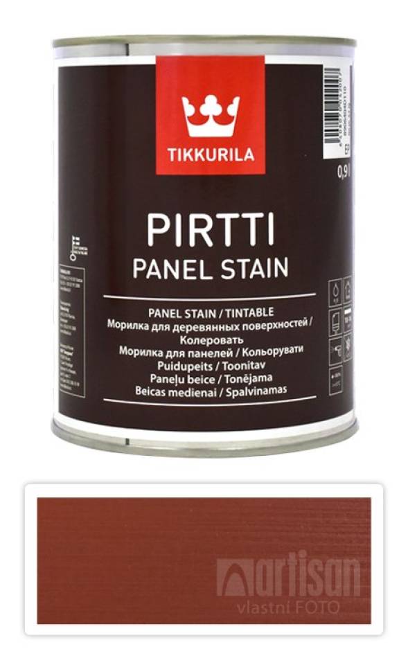 TIKKURILA Pirtti - vodou ředitelné mořidlo na dřevo v interiéru 0.9 l Kettu 5056