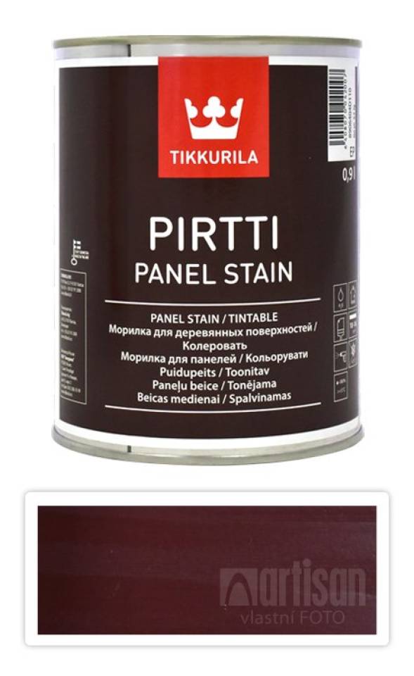 TIKKURILA Pirtti - vodou ředitelné mořidlo na dřevo v interiéru 0.9 l Kihokki 5075
