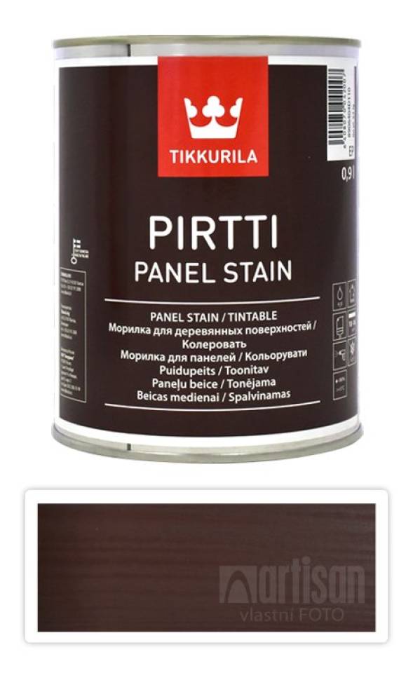TIKKURILA Pirtti - vodou ředitelné mořidlo na dřevo v interiéru 0.9 l Petäjä 5073