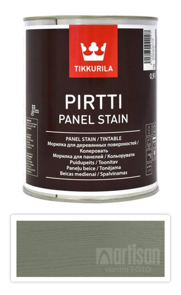 TIKKURILA Pirtti - vodou ředitelné mořidlo na dřevo v interiéru 0.9 l Suvi 5065