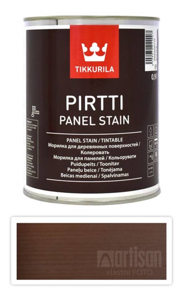 TIKKURILA Pirtti - vodou ředitelné mořidlo na dřevo v interiéru 0.9 l Tatti 5071