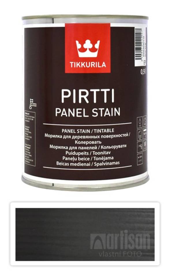 TIKKURILA Pirtti - vodou ředitelné mořidlo na dřevo v interiéru 0.9 l Turve 5088