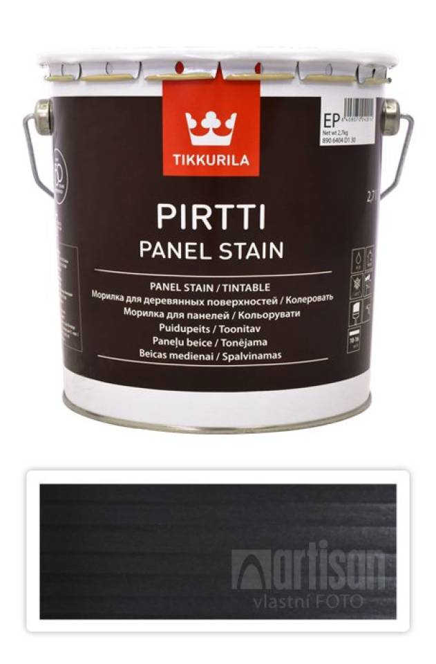 TIKKURILA Pirtti - vodou ředitelné mořidlo na dřevo v interiéru 2.7 l Kataja 5078