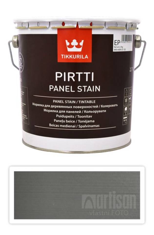 TIKKURILA Pirtti - vodou ředitelné mořidlo na dřevo v interiéru 2.7 l Kivi 5083