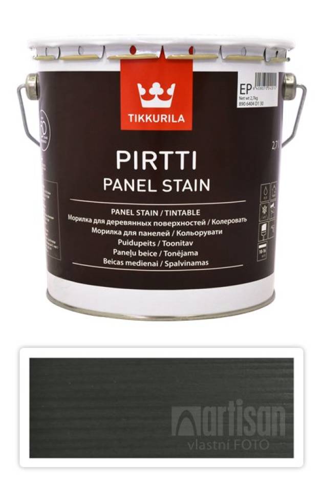 TIKKURILA Pirtti - vodou ředitelné mořidlo na dřevo v interiéru 2.7 l Lieko 5067