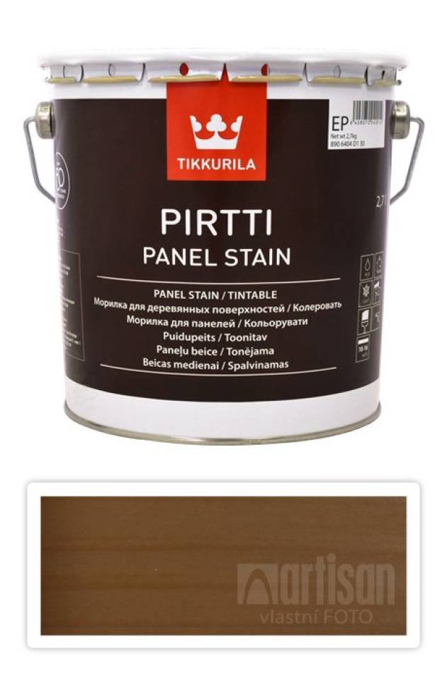 TIKKURILA Pirtti - vodou ředitelné mořidlo na dřevo v interiéru 2.7 l Ruoko 5070