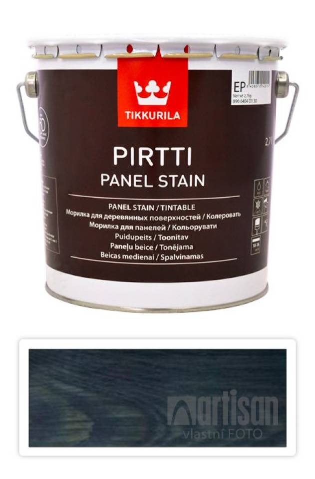 TIKKURILA Pirtti - vodou ředitelné mořidlo na dřevo v interiéru 2.7 l Yö 5086