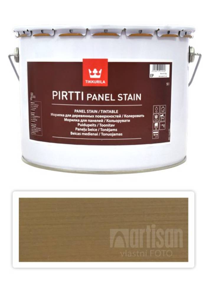 TIKKURILA Pirtti - vodou ředitelné mořidlo na dřevo v interiéru 9 l Heinä 5064