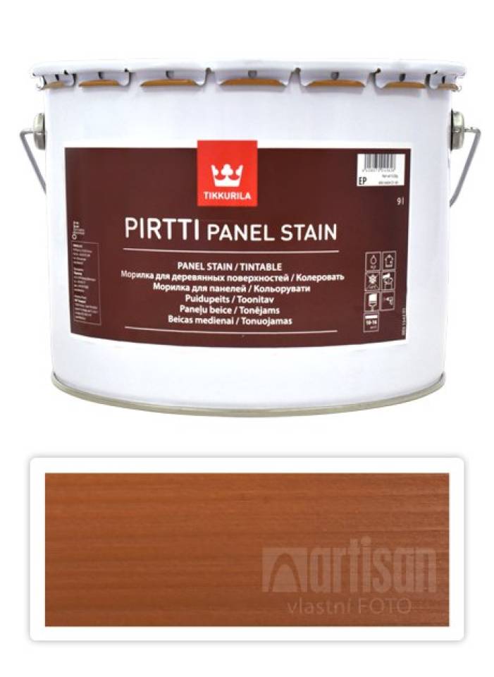 TIKKURILA Pirtti - vodou ředitelné mořidlo na dřevo v interiéru 9 l Kantarelli 5054