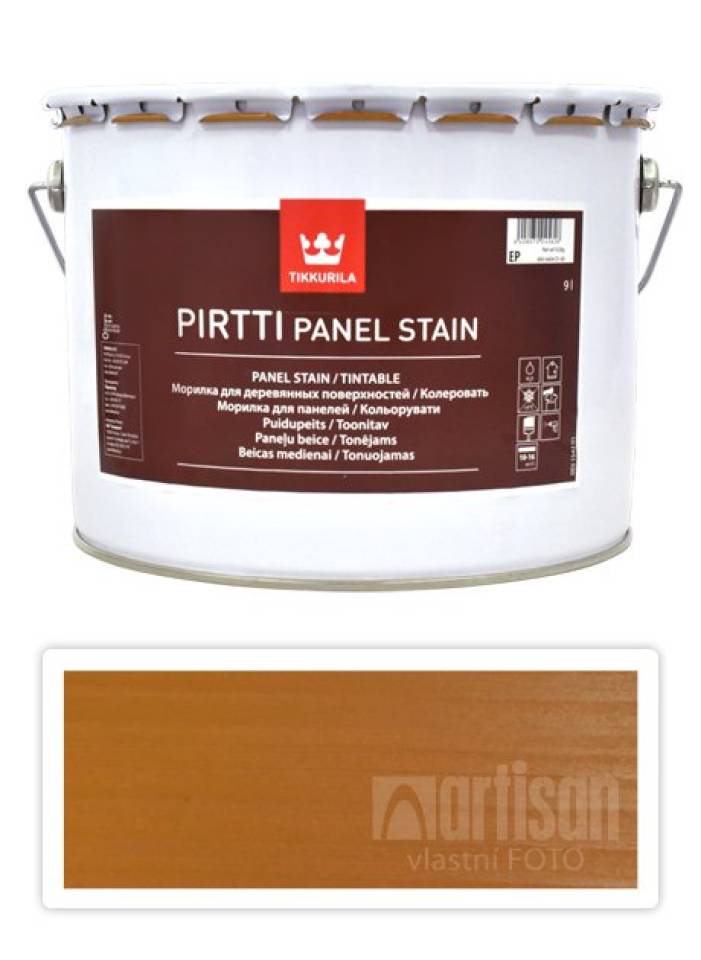 TIKKURILA Pirtti - vodou ředitelné mořidlo na dřevo v interiéru 9 l Mesi 5050