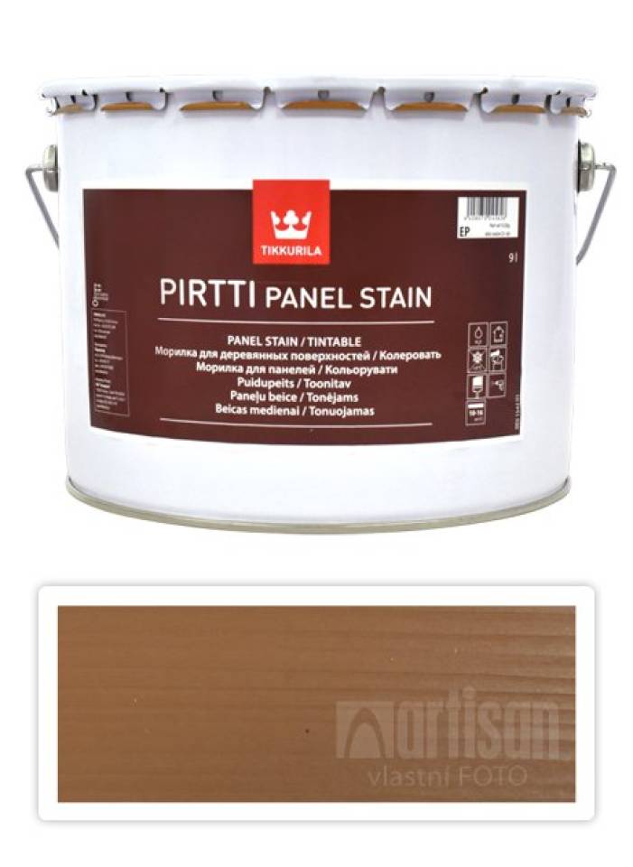 TIKKURILA Pirtti - vodou ředitelné mořidlo na dřevo v interiéru 9 l Pihka 5051