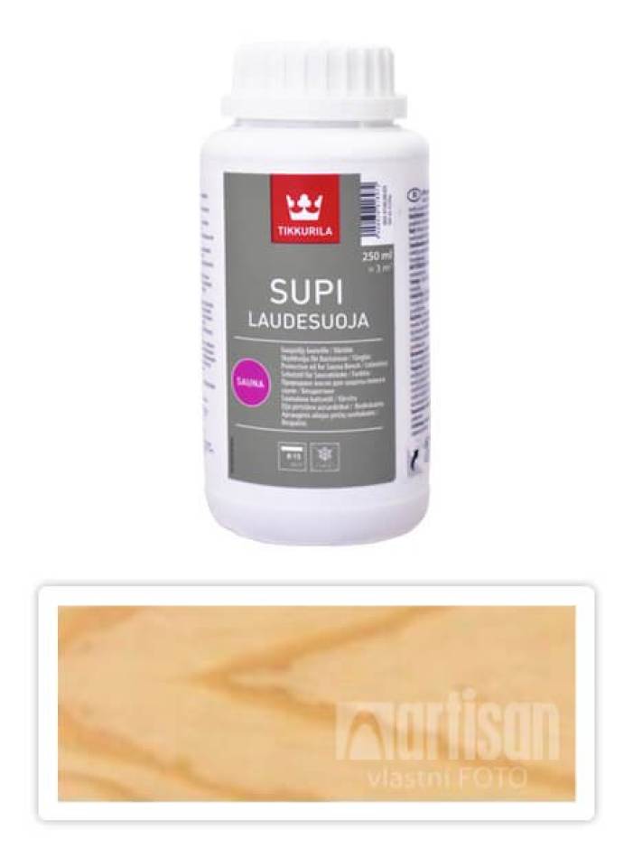 TIKKURILA Supi Bench Protection - údržbový olej na saunové lavičky 0.250 l Bezbarvý