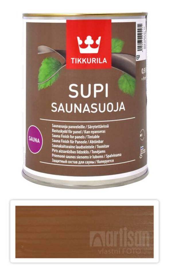 TIKKURILA Supi Sauna Finish - akrylátový lak do sauny 0.9 l Pouta 5052