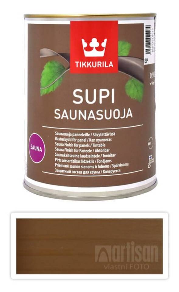 TIKKURILA Supi Sauna Finish - akrylátový lak do sauny 0.9 l Ruoko 5070