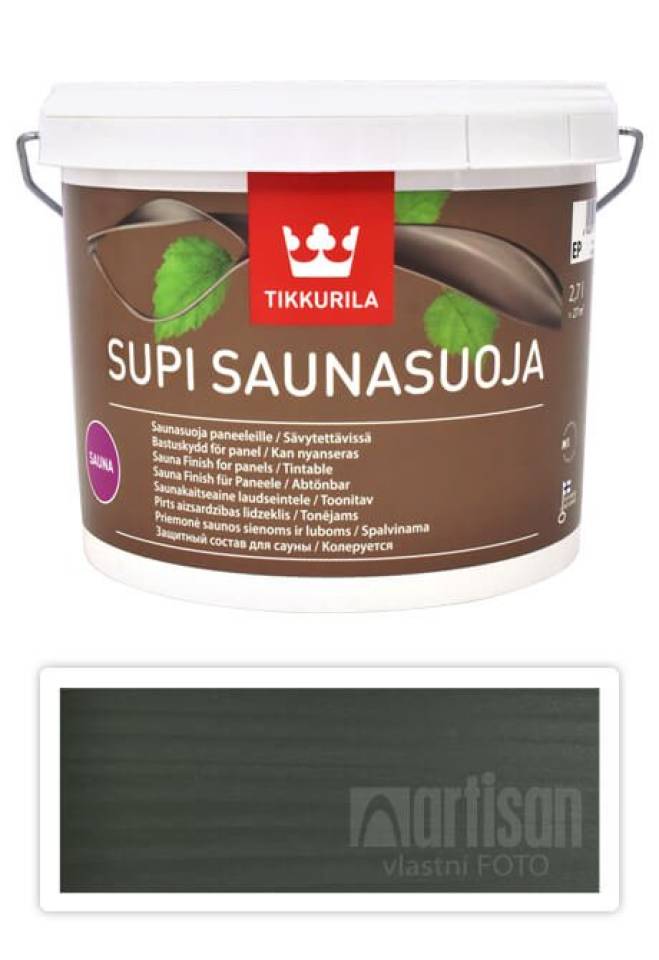 TIKKURILA Supi Sauna Finish - akrylátový lak do sauny 2.7 l Lehti 5066