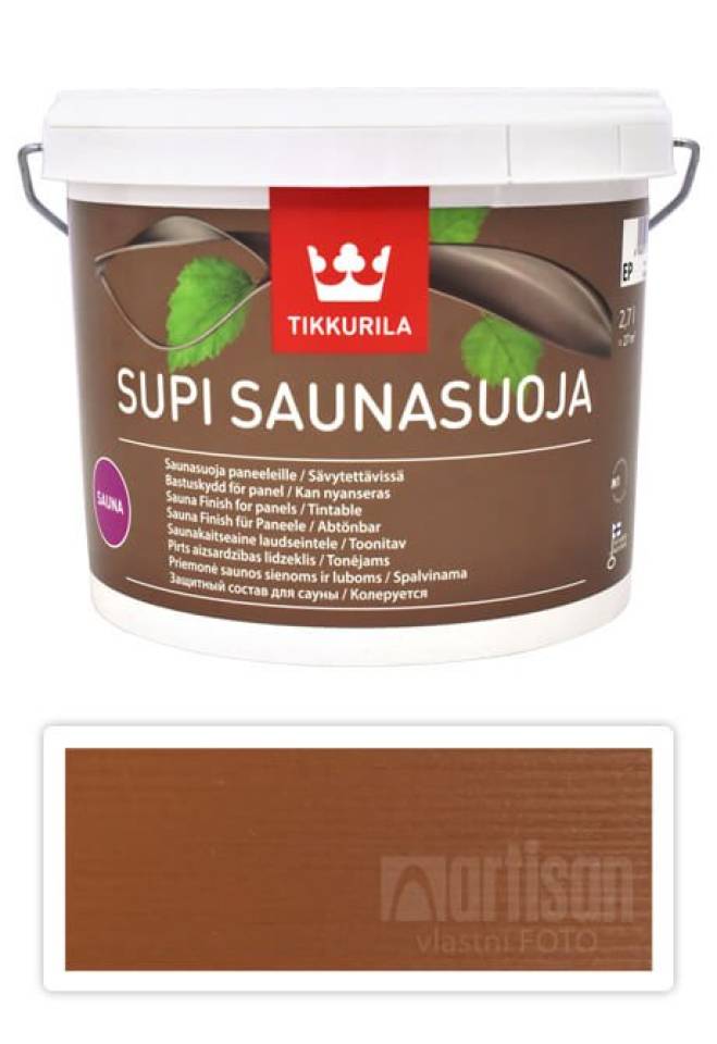 TIKKURILA Supi Sauna Finish - akrylátový lak do sauny 2.7 l Vahvero 5053