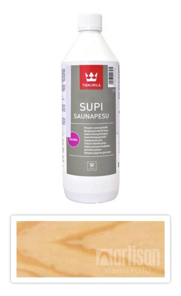TIKKURILA Supi saunapesu cleaner - čisticí prostředek na sauny 1 l Bezbarvý
