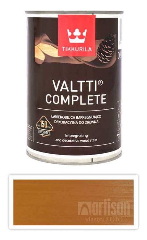 TIKKURILA Valtti Complete - matná tenkovrstvá lazura s ochranou proti UV záření 0.9 l Mesi 5050