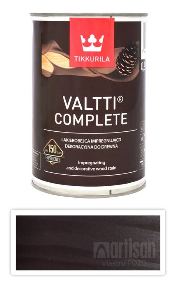 TIKKURILA Valtti Complete - matná tenkovrstvá lazura s ochranou proti UV záření 0.9 l Varpu 5076