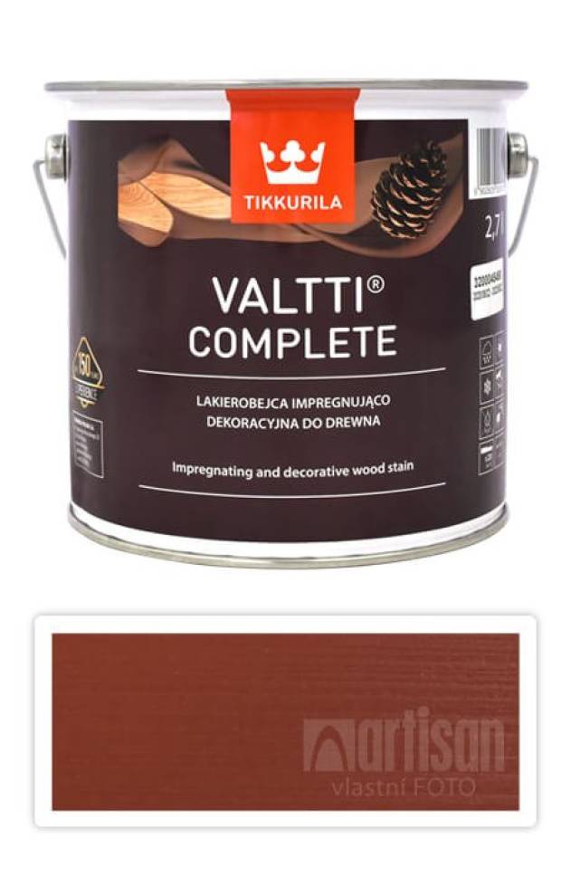 TIKKURILA Valtti Complete - matná tenkovrstvá lazura s ochranou proti UV záření 2.7 l Kettu 5056
