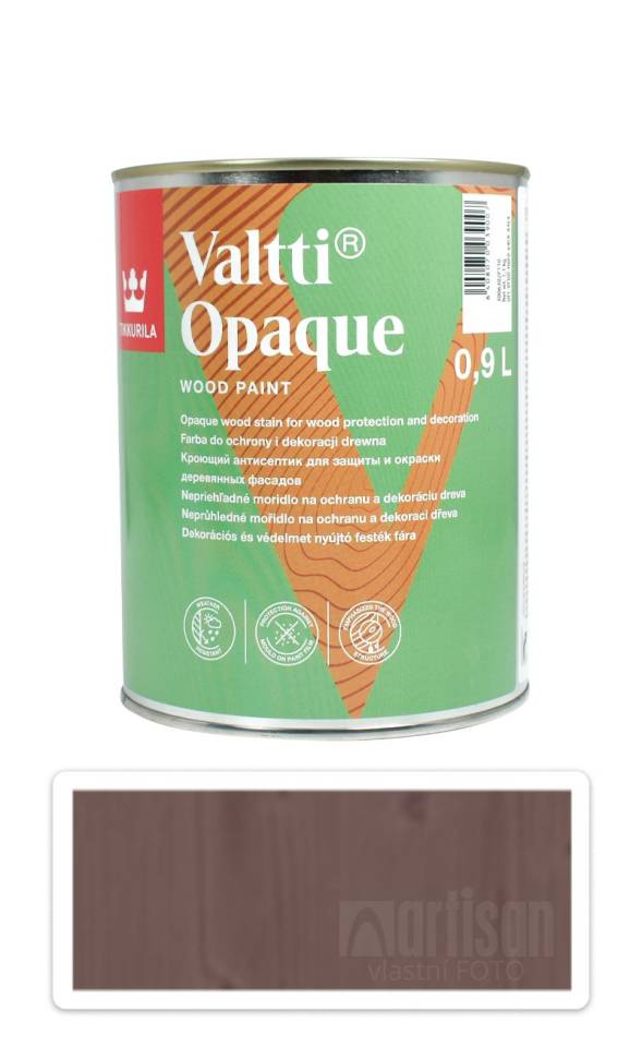 TIKKURILA Valtti Opaque - polomatná krycí barva na dřevo 0.9 l D111