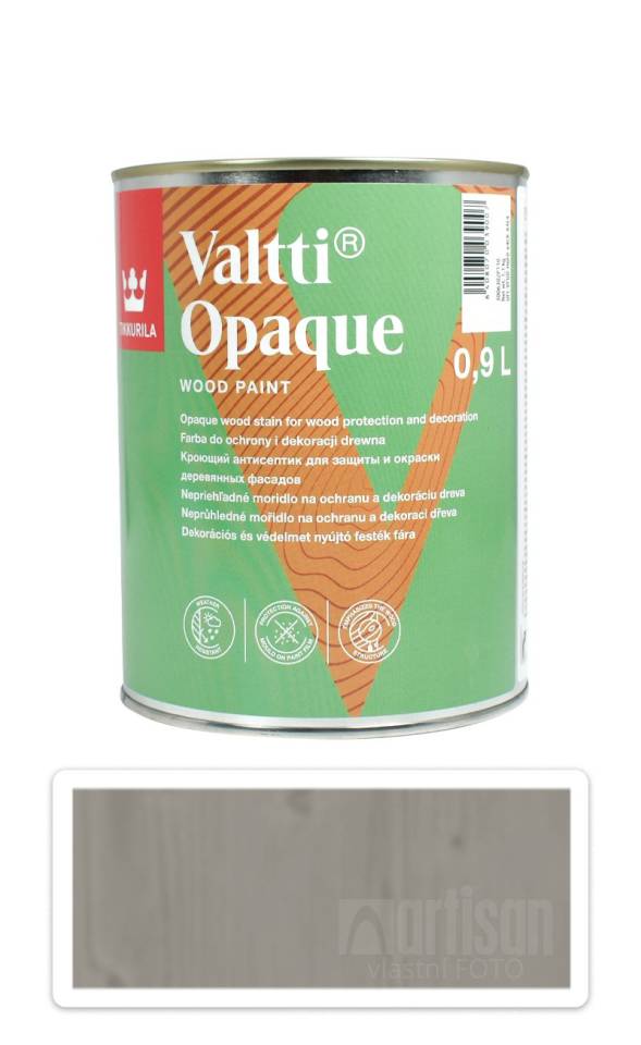 TIKKURILA Valtti Opaque - polomatná krycí barva na dřevo 0.9 l Q803