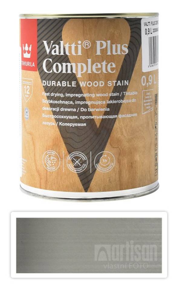 TIKKURILA Valtti Plus Complete - matná tenkovrstvá lazura 0.9 l Kaste 5081