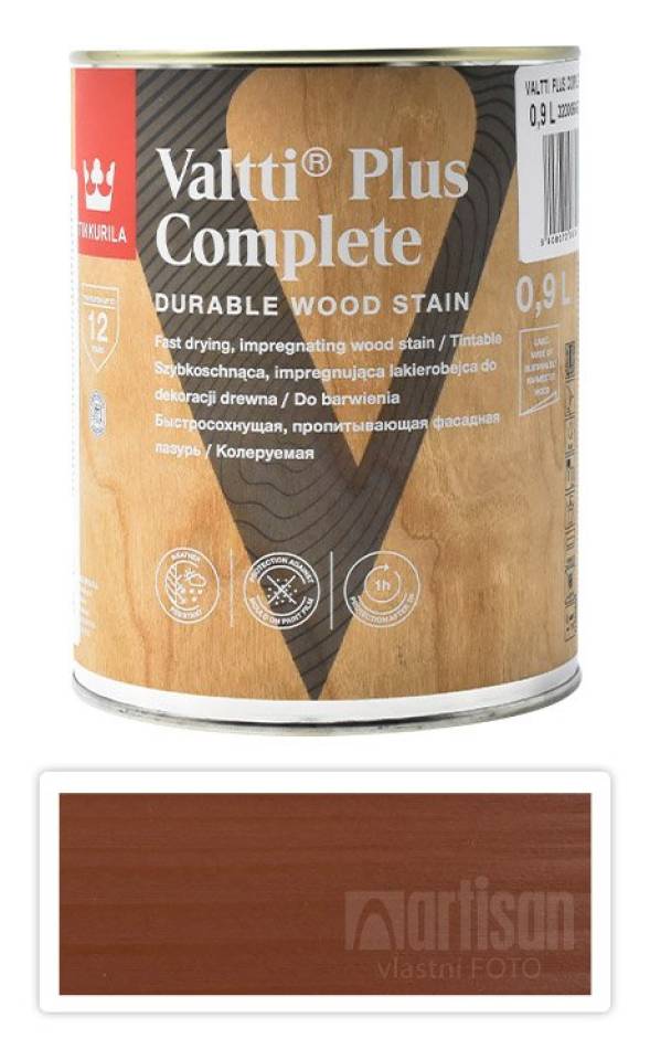 TIKKURILA Valtti Plus Complete - matná tenkovrstvá lazura 0.9 l Mänty 5055