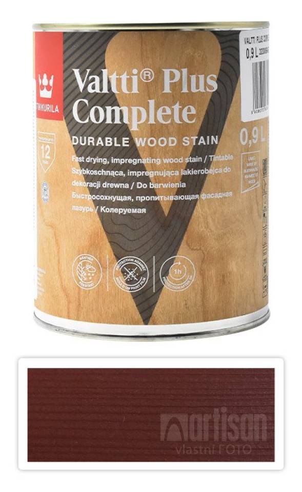 TIKKURILA Valtti Plus Complete - matná tenkovrstvá lazura 0.9 l Orava 5057