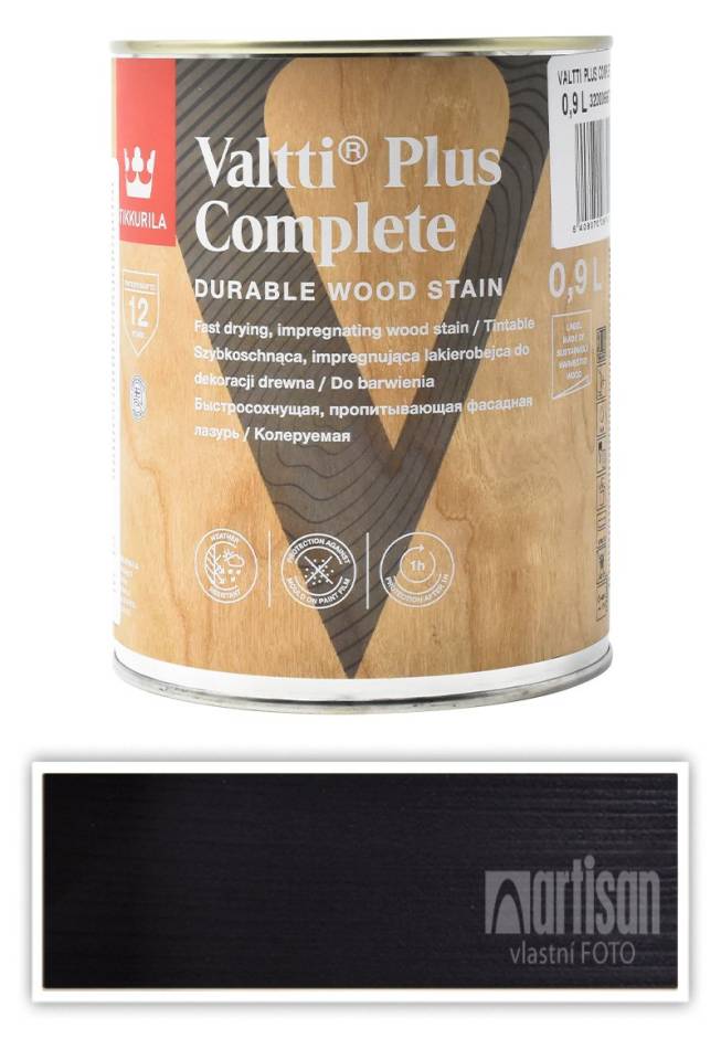 TIKKURILA Valtti Plus Complete - matná tenkovrstvá lazura 0.9 l Siimes 5069