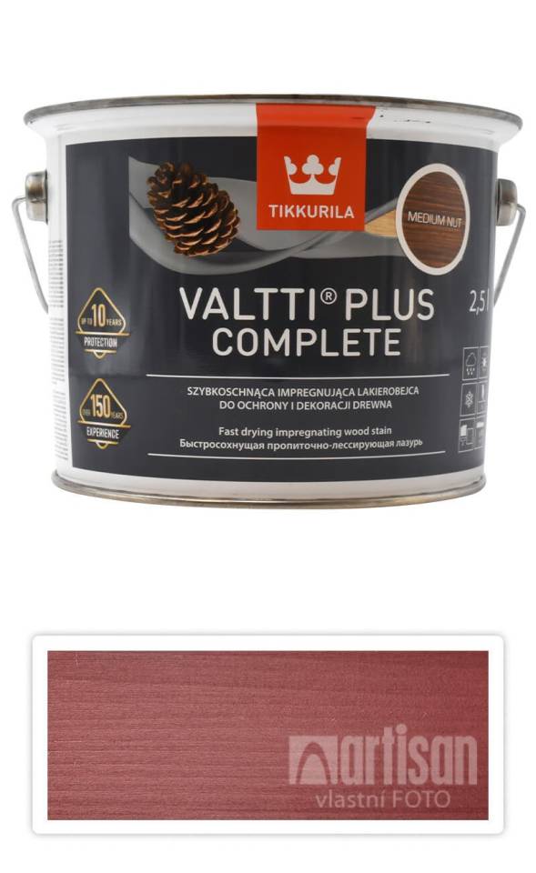 TIKKURILA Valtti Plus Complete - matná tenkovrstvá lazura 2.5 l Třešeň