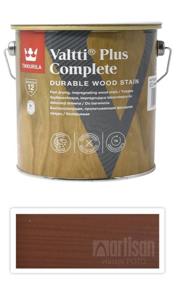 TIKKURILA Valtti Plus Complete - matná tenkovrstvá lazura 2.7 l Honka 5072