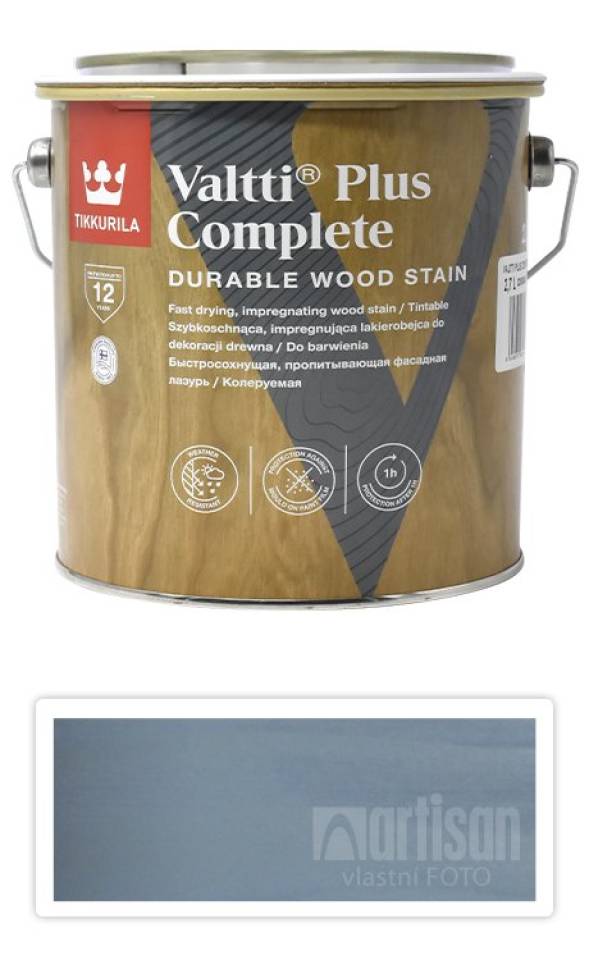 TIKKURILA Valtti Plus Complete - matná tenkovrstvá lazura 2.7 l Kajo 5084