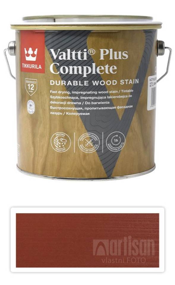 TIKKURILA Valtti Plus Complete - matná tenkovrstvá lazura 2.7 l Kettu 5056