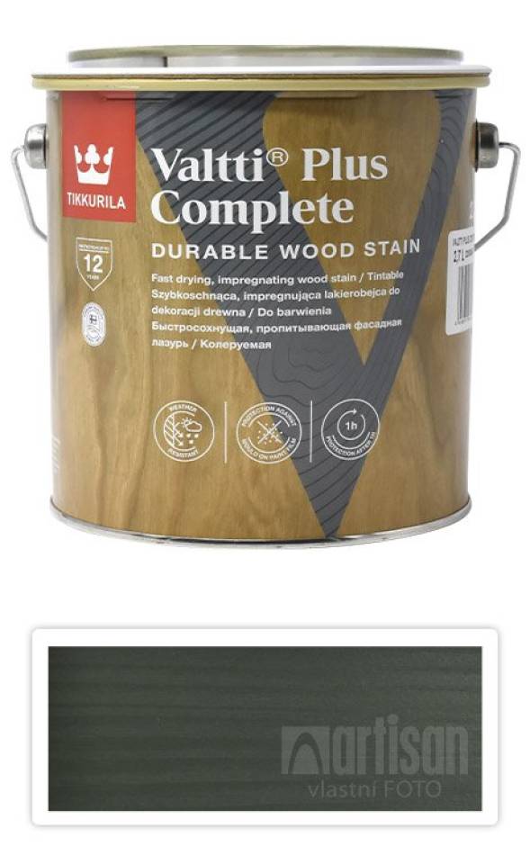 TIKKURILA Valtti Plus Complete - matná tenkovrstvá lazura 2.7 l Lehti 5066