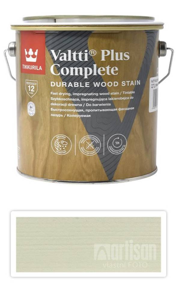TIKKURILA Valtti Plus Complete - matná tenkovrstvá lazura 2.7 l Lumi 5060