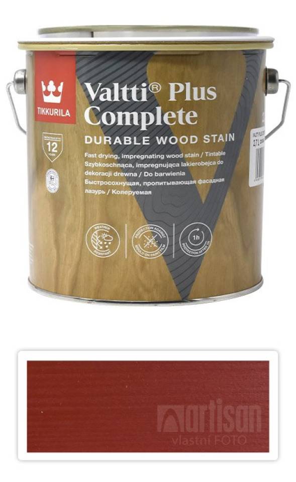 TIKKURILA Valtti Plus Complete - matná tenkovrstvá lazura 2.7 l Marja 5059