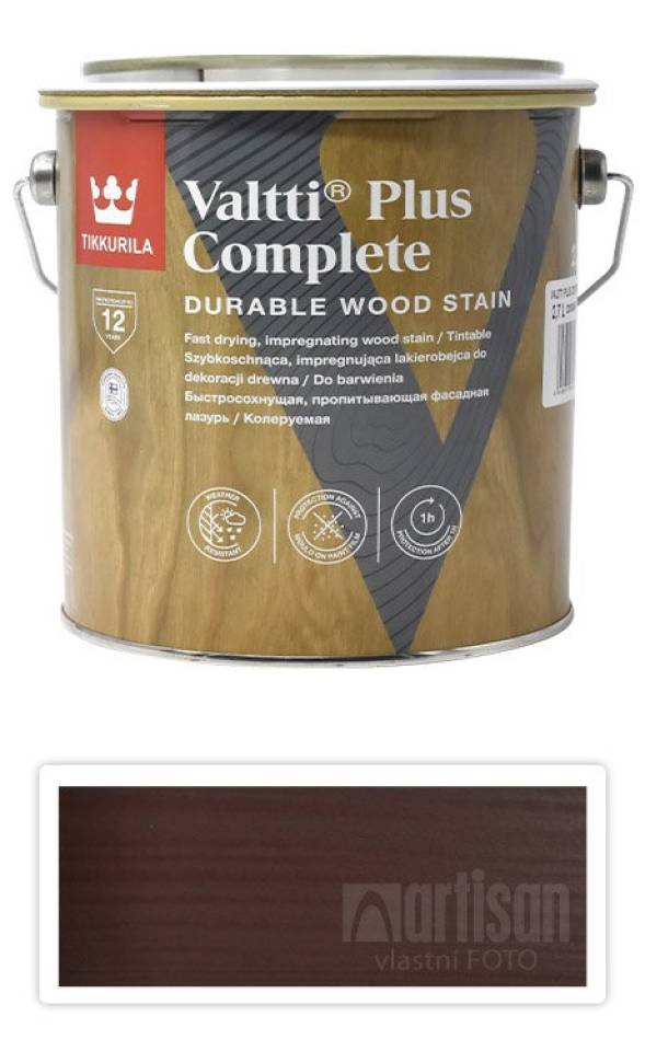 TIKKURILA Valtti Plus Complete - matná tenkovrstvá lazura 2.7 l Petäjä 5073