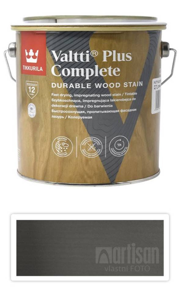 TIKKURILA Valtti Plus Complete - matná tenkovrstvá lazura 2.7 l Poro 5087