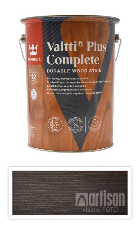 TIKKURILA Valtti Plus Complete - matná tenkovrstvá lazura 5 l Palisandr