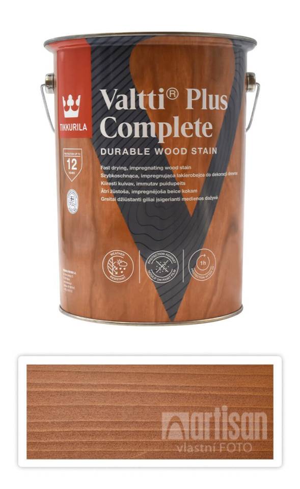 TIKKURILA Valtti Plus Complete - matná tenkovrstvá lazura 5 l Teak