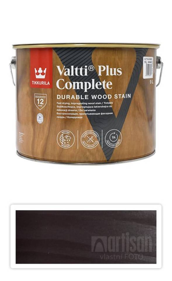 TIKKURILA Valtti Plus Complete - matná tenkovrstvá lazura 9 l Varpu 5076