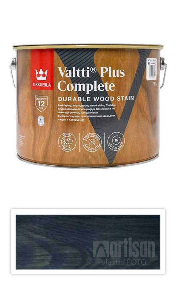 TIKKURILA Valtti Plus Complete - matná tenkovrstvá lazura 9 l Yö 5086