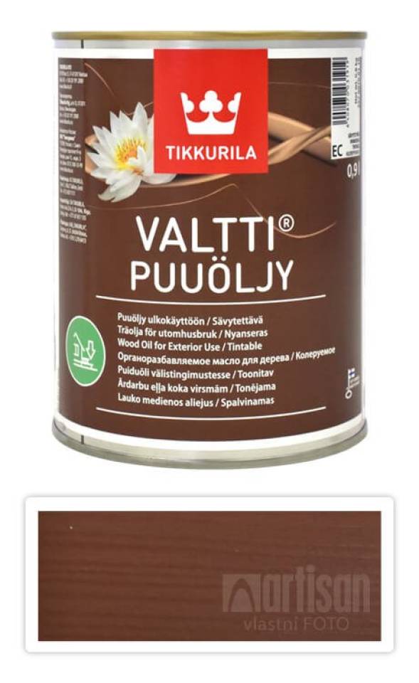 TIKKURILA Valtti wood oil - olej na terasy a nábytek 0.9 l Honka 5072