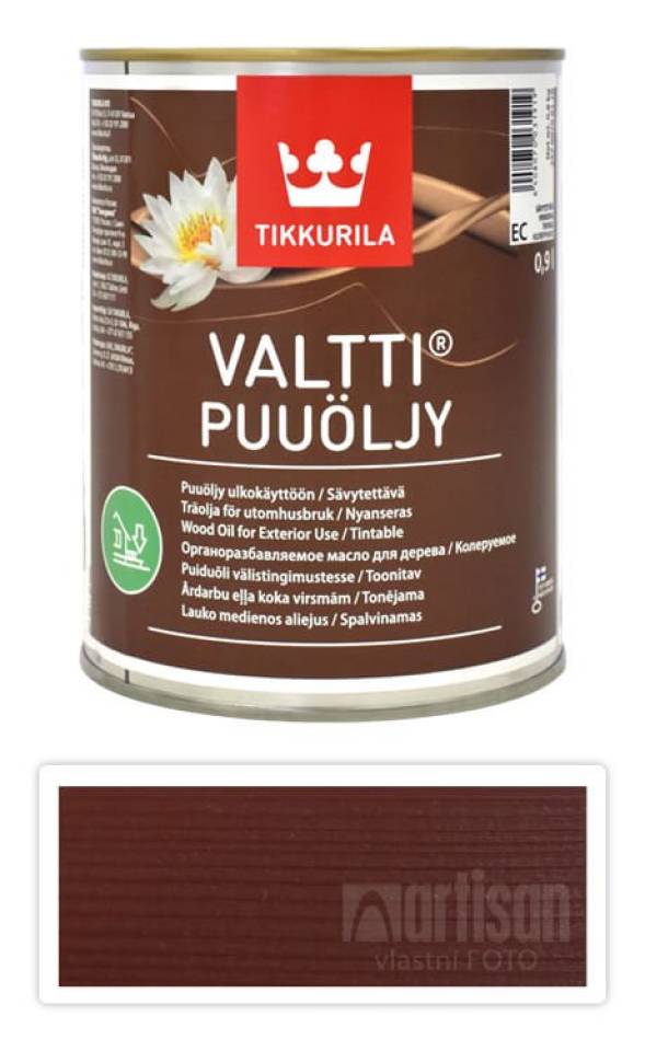 TIKKURILA Valtti wood oil - olej na terasy a nábytek 0.9 l Orava 5057