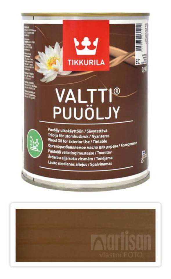 TIKKURILA Valtti wood oil - olej na terasy a nábytek 0.9 l Ruoko 5070