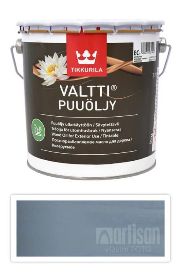 TIKKURILA Valtti wood oil - olej na terasy a nábytek 2.7 l Kajo 5084