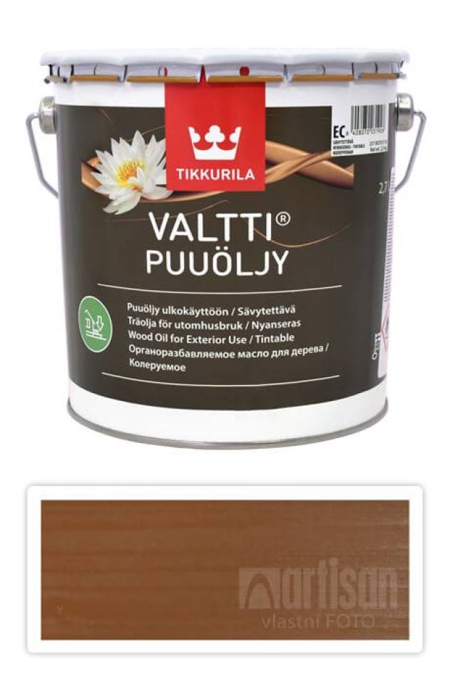 TIKKURILA Valtti wood oil - olej na terasy a nábytek 2.7 l Pouta 5052